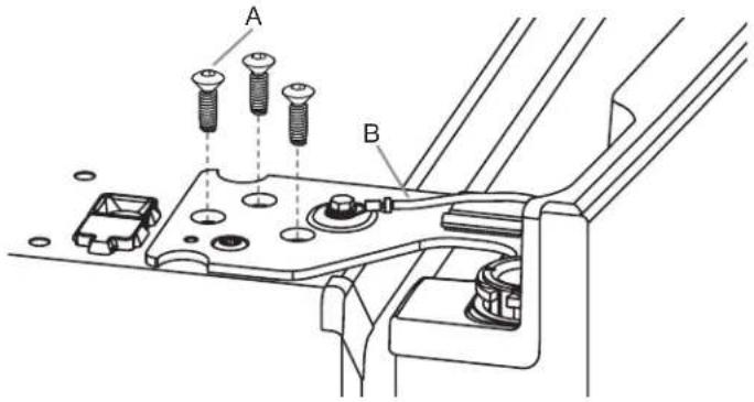 KITCHENAID KRFC704FSS - Retrait de la porte de gauche - 4