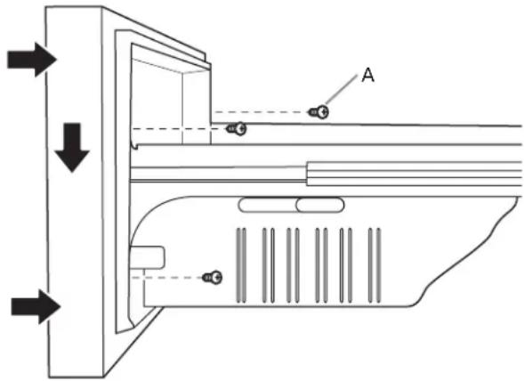 KITCHENAID KRFC704FSS - Réinstallation de l'avant du tiroir - 1