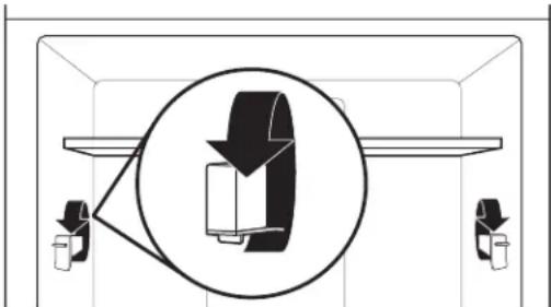 KITCHENAID KRFC704FSS - Réglage de la hauteur de tablettes - 1