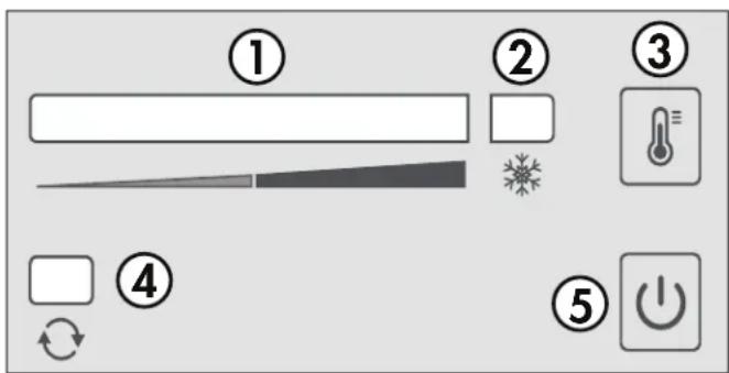 DANBY DCF090B1WM - TEMPERATURE CONTROL - 1