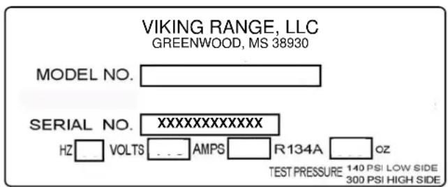 VIKING VBUI5150GLSS - Registrar de garantía - 1