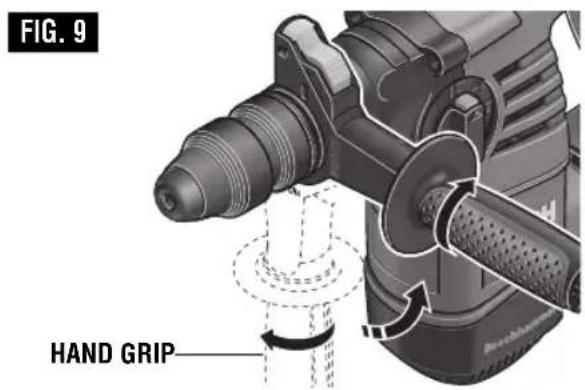 BOSCH RH328VC - AUXILIARY HANDLE - 1