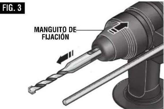 BOSCH RH328VC - REMOCION DE ACCESORIOS SDS-PLUS - 2