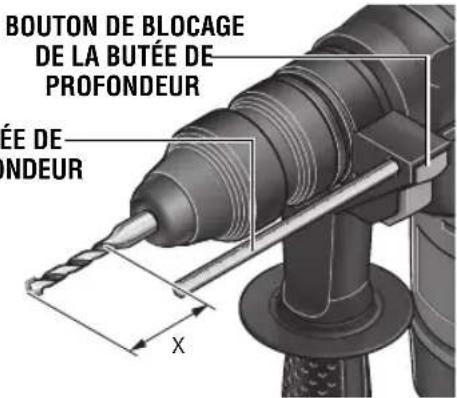 BOSCH RH328VC - BUTEE DE PROFONDEUR - 1
