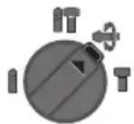 BOSCH RH328VC - CADRAN SELECTEUR — « VARIO-LOCK » - 3