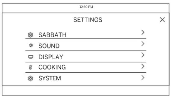 GE CTD90DP2NS1 - Settings - 2