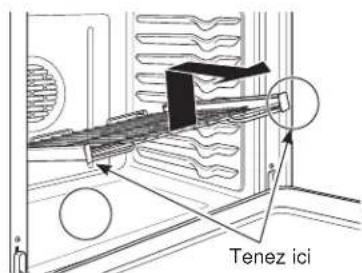GE CTD90DP3ND1 - Pour retirer une grille coulissante : - 3