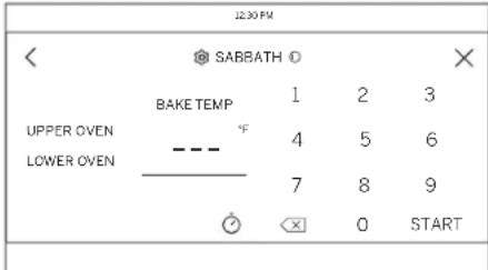 GE CTD90DP4NW2 - Quitter le mode sabbat - 2