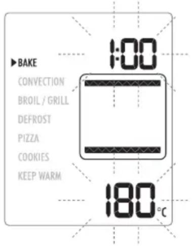 DELONGHI EO241250M - Fonction BAKE (cuisson traditionnelle) - 1