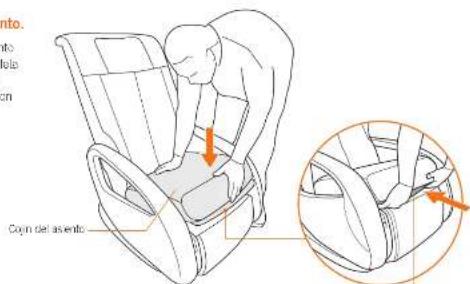 Human Touch WholeBody 7.1 - Adhiera el cojIn del asiento. - 1