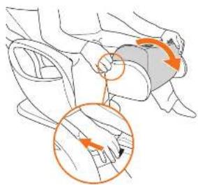 Human Touch WholeBody 7.1 - Déployer le masseur jambes+pleds. - 1