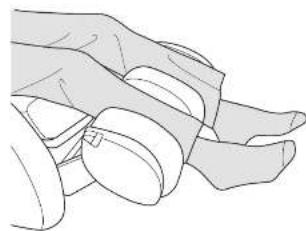 Human Touch WholeBody 7.1 - Introduzca los pies o las pantorrillas. - 2