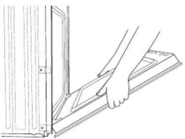 KITCHENAID KFGC500JSS - Door Removal - 3
