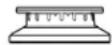 KITCHENAID KFGC500JSS - Tabla de tornillos/campanas para orificios de gas propano - 1
