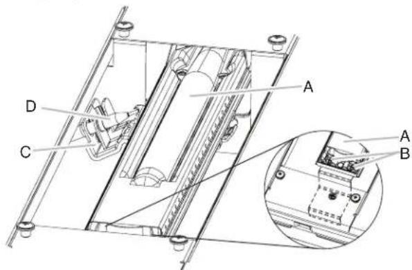 KITCHENAID KFGC500JSS - Convert Oven Bake Burner (left oven cavity on 48^ [121.9 cm] models) - 2
