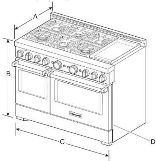 KITCHENAID KFGC500JSS - Modelos de 48" (121,9 cm) - 1
