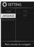Human Touch Sana - Selecting a language - 2