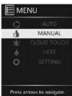 Human Touch Sana - USO DE LOS MODOS DE MASAJE MANUAL - 1
