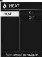 Human Touch Sana - Using backrest heat - 2