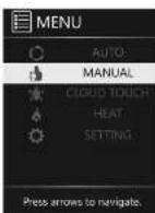 Human Touch Sana - USING MANUAL MASSAGE MODES - 1