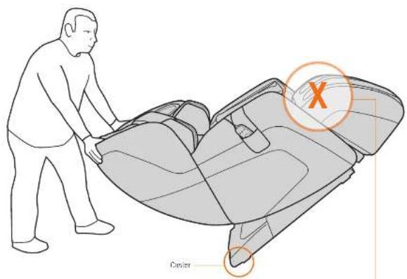 Human Touch Sana - Move the chair to the desired location - 1