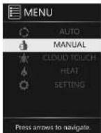Human Touch Sana - UTILISATION DES MODES DE MASSAGE MANUAL - 1