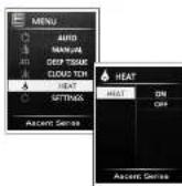 Human Touch Novo XT2 - Uso del calor del espaldar - 1