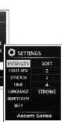 Human Touch Novo XT2 - Setting back massage intensity - 2