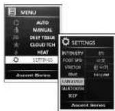Human Touch Novo XT2 - Connecting a device to the speaker system - 1