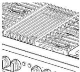 JENN-AIR JDSP536HL - Place grill grate into position. - 1