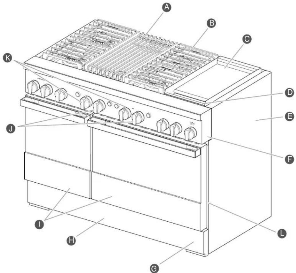 JENN-AIR JDSP536HL - CUISINIÈRE - 1