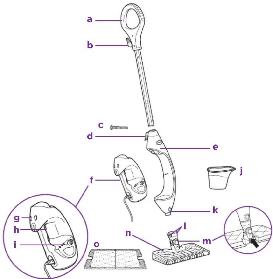 SHARK LiftAway Pro Steam S3973D - Mise en route - 1