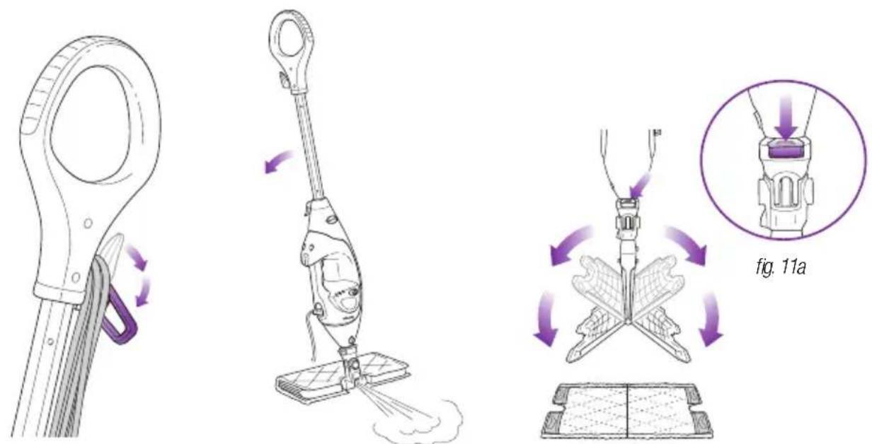 SHARK LiftAway Pro Steam S3973D - Using Your Steam Pocket® Mop - 1