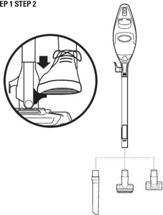 SHARK Rocket TruePet HV322 - ABOVE FLOOR CLEANING - 1