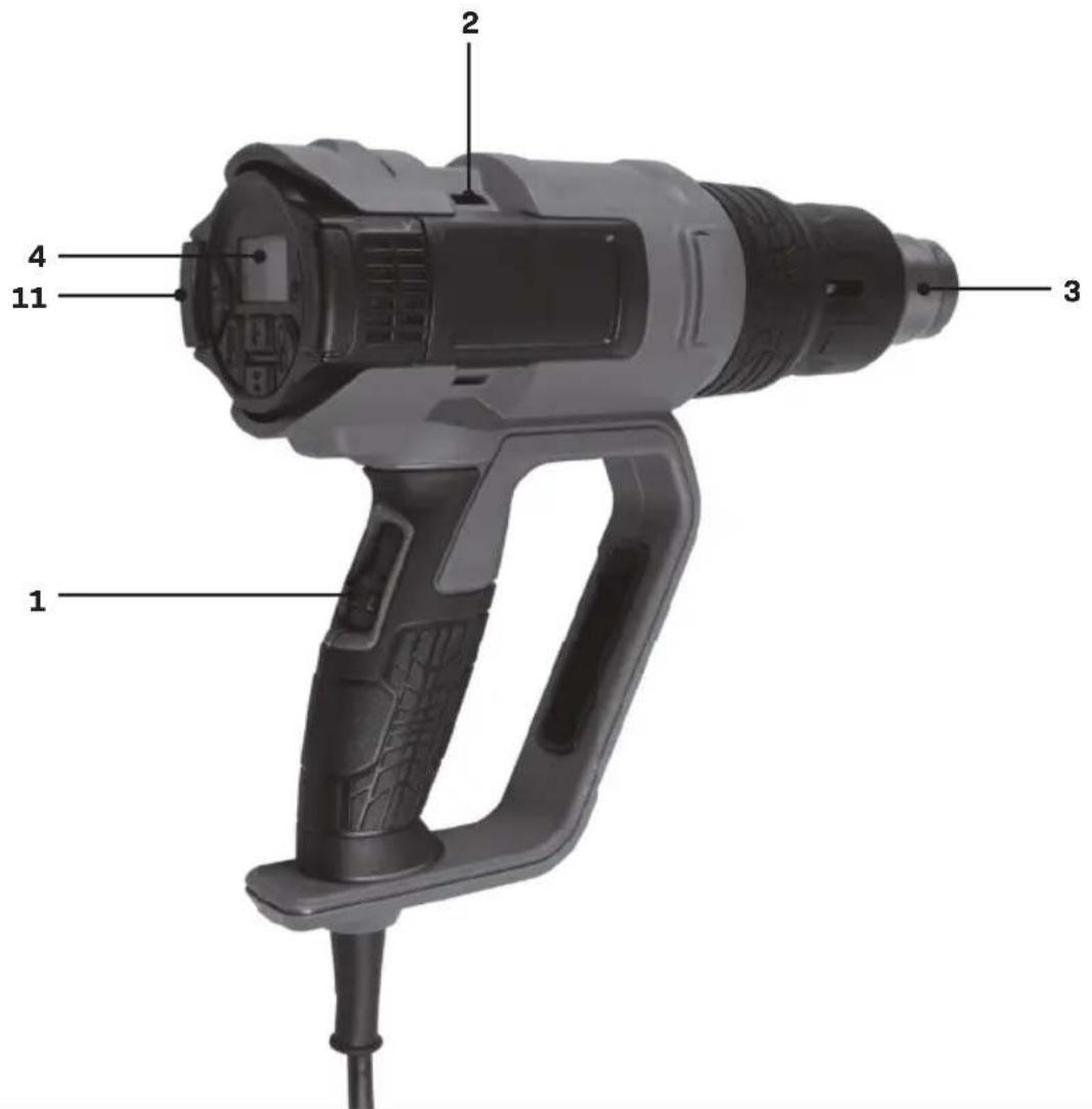 Vonroc HA502AC - HOT AIR GUN   HA502AC - 2
