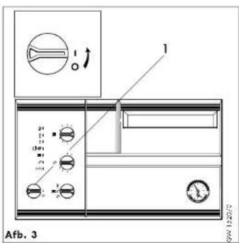 VAILLANT TURBOmax VU 2821 E - Inschakelen van de hoofdschukelaar - 1