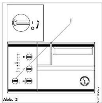 VAILLANT TURBOmax VU 2821 E - Hauptschalter einschalten - 1