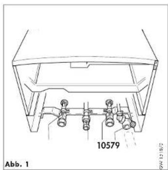 VAILLANT TURBOmax VU 2821 E - Absperreinrichtungen offen - 1
