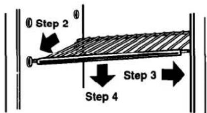 WHIRLPOOL ET16JMXDN00 - To replace the shelf: - 1