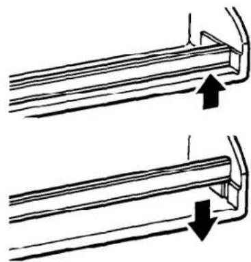 WHIRLPOOL ET16JMXDN00 - Retrait de la tringle de garniture amovible dans la porte - 1