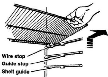 WHIRLPOOL ET16JMXDN00 - To replace the shelves: - 1