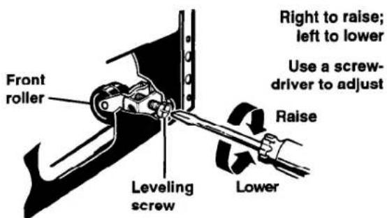 WHIRLPOOL ET16JKYDW01 - Leveling it - 1