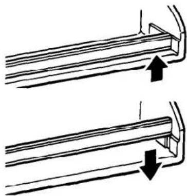 WHIRLPOOL ET16JKYDW01 - Retrait de la tringle de garniture amovible dans la porte - 1