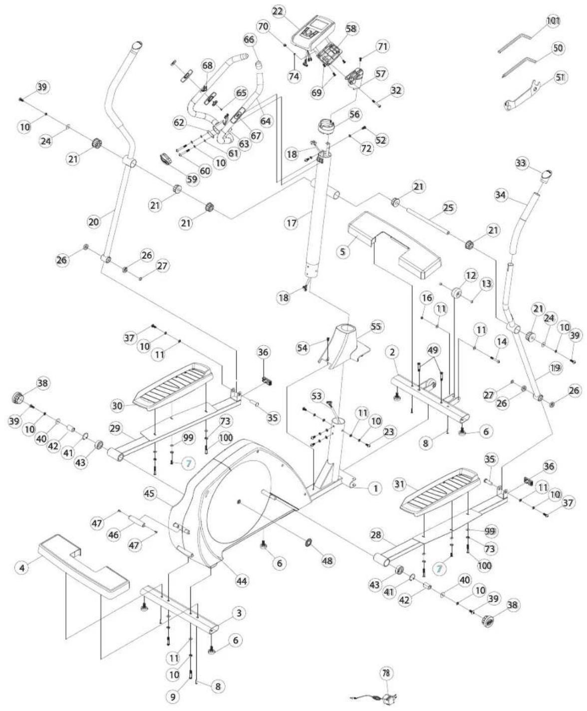TUNTURI CF30 - BRUKSANVISNING - 3