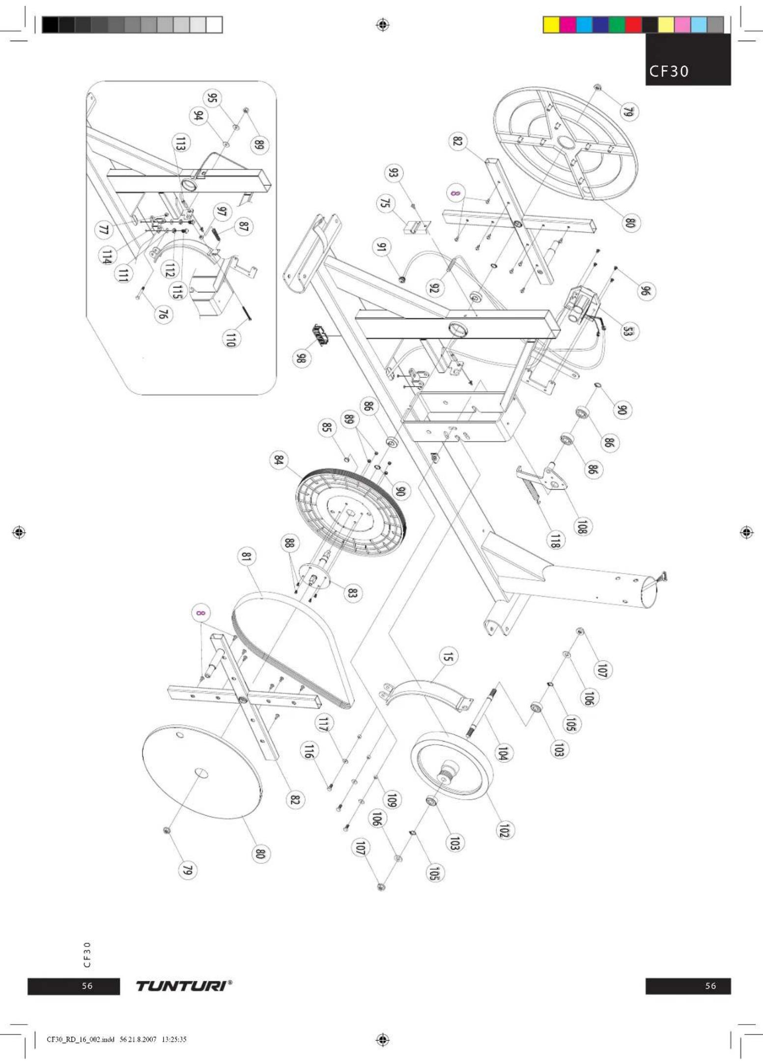 TUNTURI CF30 - BRUKSANVISNING - 1