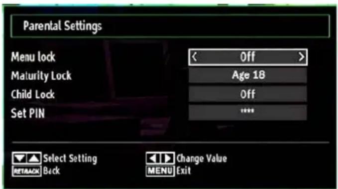 TECHWOOD VL26HDTV1001 - Parental Control - 2