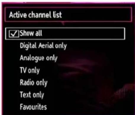 TECHWOOD VL26HDTV1001 - Managing Stations: Sorting Channel List - 1
