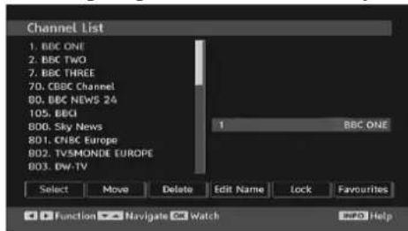 TECHWOOD VL19TV1001 - Channel List - 1
