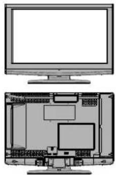 TECHWOOD VL19TV1001 - LCD TV and Operating Buttons - 1