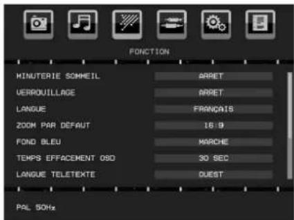 TECHWOOD VL19TV1001 - Menu Option - 1